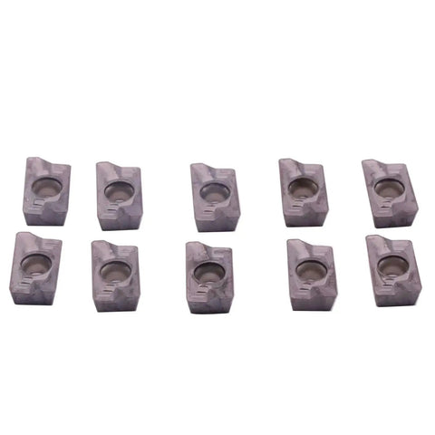 Set of 10 APMT1604 carbide inserts from the BT30 FMB22-45 Shank Face End Mill Arbor and 400R 50mm CNC End Milling Shell Cutter Kit