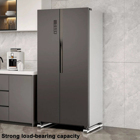 Refrigerator on appliance rollers heavy duty 20-32in new generation extendable appliance rollers anti slip mobile washing machine base