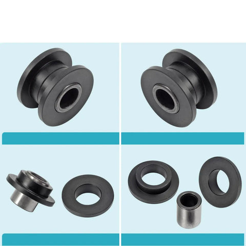 All 4 Absorber Shock Bushing And Bearing Sleeve Kit For Arctic Cat Quad Bikes 250 300 400 500 650 700 1998 2006 parts displayed
