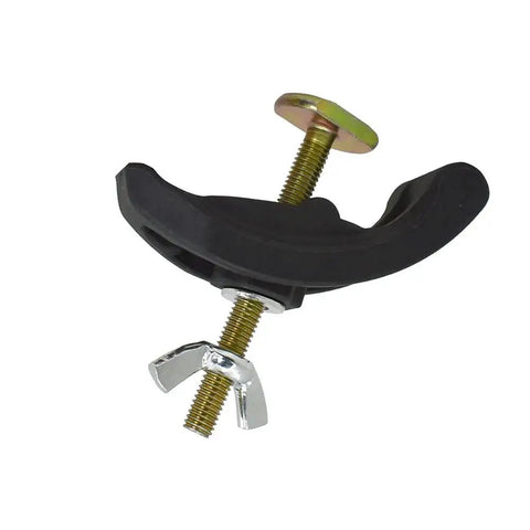 Side view of a 4 Pack Arcuate Press Plate Clamp For T Track Hold Down Clamps No Slip High Precision Engraving Machine Pressure Plate Fixture