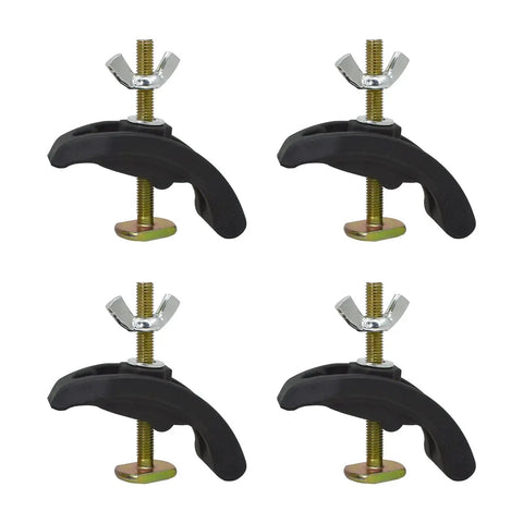 4 Piece Arcuate Press Plate Clamps For T Track Hold Down Fixtures Universal CNC Router And Drill Press Accessories