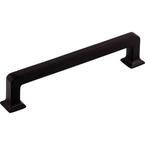 Ascendra 5-1/16 Inch Center To Center Cabinet Pull In Honey Bronze From The Transcend Series, solid metal handle