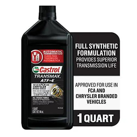 ATF Plus 4 Full Synthetic Automatic Transmission Fluid For Chrysler Mopar, 1 Quart Bottle, Pack Of Six shown in product image