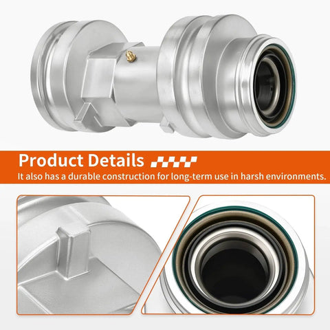 Close-up side view of Rear Axle Bearing Housing Carrier Hub For Polaris ATV Heavy Duty Replacement Fits Scrambler 400 2x4 2000 2002