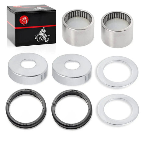 Swingarm Bearings Dust Cap Seal And Pivot Sleeve Rebuild Kit For Banshee 350 YFZ350 1987-2006 includes bearings, seals, and washers