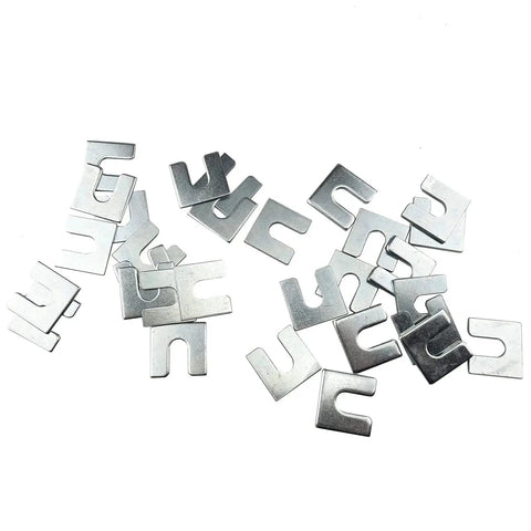 Auto Body Fender Alignment Shims Kit Pro Grade Two Sizes One Sixteenth Inch And One Eighth Inch With Three Eighths Inch Slot Thirty Piece Set