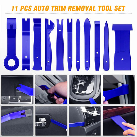 Comprehensive 238 Piece Trim Removal Tool Kit With Auto Push Pin Bumper Retainer Clips And Panel Pry Tools for car interiors