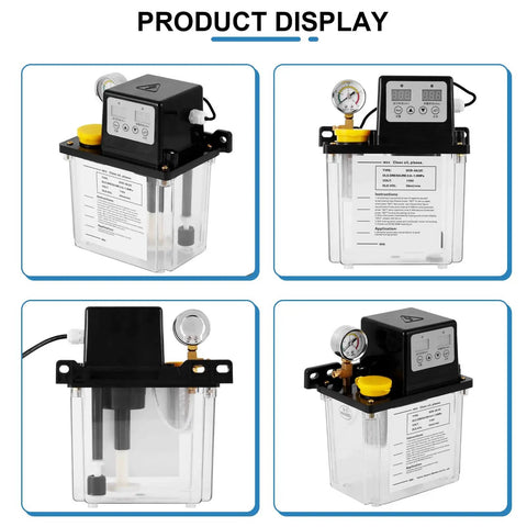 Automatic Lubrication Oil Pump For CNC Machines With 0 To 1.6 MPa Pressure Gauge And Low Oil Alarm product display
