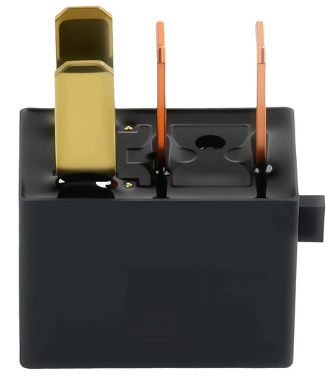 Four Pack 12V DC Automotive Relay Kit G8HL-H71 For AC Compressor And Fan Motor, close-up view of relay showing connectors.