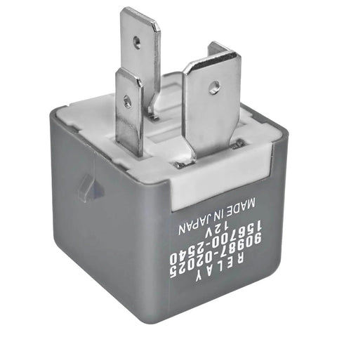 Beefy 12V 80A 4 Pin Automotive Relay Replacement For Toyota And Lexus Vehicles, plug and play design with visible metal connectors