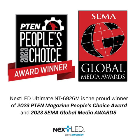 NextLED Ultimate NT-6926M wins 2023 PTEN People’s Choice Award and SEMA Global Media Awards