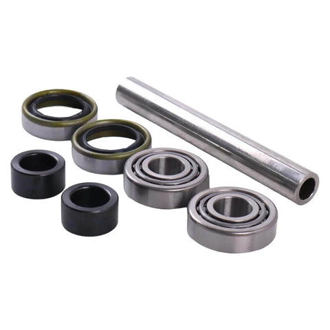 Improved Front Axle Sleeve And Wheel Bearing Rebuild Kit For Scag Mowers 43581 482621 482622 43584 with stainless steel axle