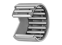 Side view of Shell Needle Roller Bearing BAM1414 With Caged Rollers In Inch Dimensions, Chromium Molybdenum Steel, Closed End.