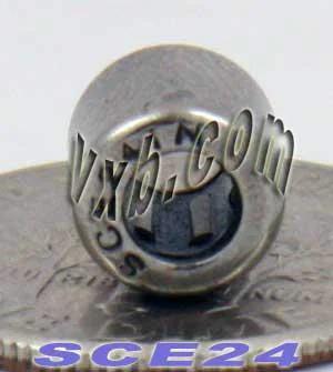 BA24ZOH Shell-Type Needle Bearing 1/8" x 1/4" x 1/4"