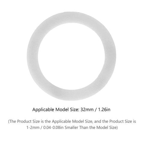 32mm plastic gasket from Badge Machine Gasket Set For DIY Badges 32mm 37mm 44mm 58mm R Mold Compatible Pack of 5.