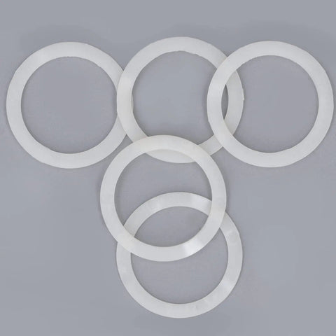 Badge Machine Gasket Set For DIY Badges 32mm 37mm 44mm 58mm R Mold Compatible Pack Of 5 Durable Plastic Auxiliary Gaskets