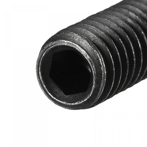 Close-up of Ball Point Set Screws M5 x 16mm High Carbon Steel With Hex Socket Drive Spring Loaded Grub Screws Ball Plunger Stroke 1.1mm