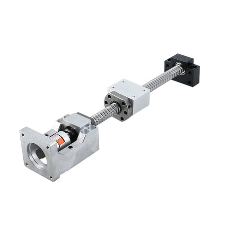 ✝️ SFU2005 19.69" / 500mm Anti Backlash Nut 20mm Linear Motion Ball Screws Kit with BK15 Bearing Block and Motor Mount