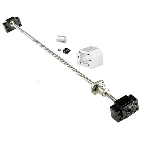 Ball Screw Kit SFU1605 1500mm 16mm Diameter With BK12 BF12 End Supports for CNC machines and robotic systems