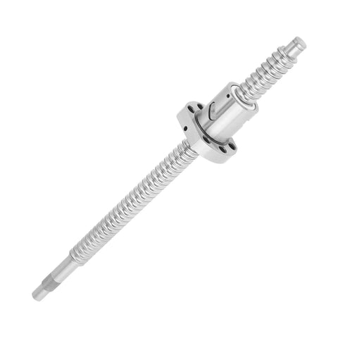 SFU1605 300mm Rolled Ball Screw With Ball Nut Anti Backlash For CNC Machines High Efficiency Precision Linear Motion product image.