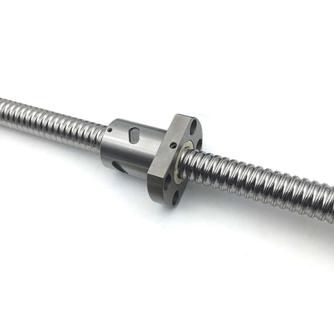 Ball Screw SFU1605 650mm Ballscrew with Metal Ball Screw Nut for CNC Route Grinding Machine, Diameter 16mm Pitch 5mm