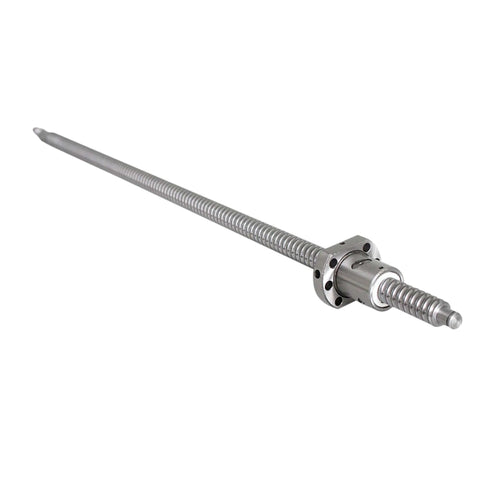✝️ Ball Screw SFU1605-750mm with Ball Nut 16mm RM1605 Ballscrew C7 End Machining Anti-Backlash L750mm/29.53inch silver CNC part