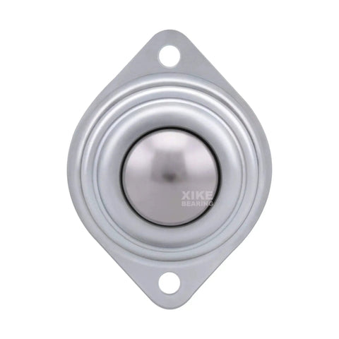 Front view of 1-inch XiKe bearing from 8 Pack 1 Inch Ball Transfer Bearings For Smooth 360 Degree Rotation And Heavy Duty Handling XiKe
