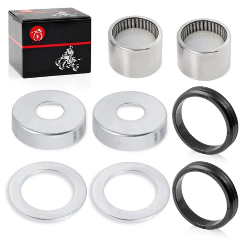 Swingarm Bearings Dust Cap Seal And Pivot Sleeve Rebuild Kit For Banshee 350 YFZ350 1987-2006 28-1028 with components displayed