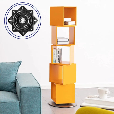 10 Inch Bar Stool Swivel Plate Heavy Duty Base With Solid Ring Ball Bearings 600 Lb Capacity Replacement shown next to colorful shelf