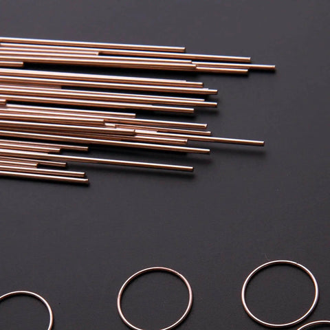 Workhorse Bare Bronze Brazing Rods Pack Low Fume Copper Alloy For Torch Welding One Half Pound Nine Pieces Diameter One Eighth Inch