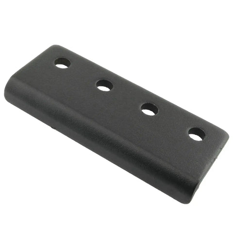 Barn Door Track Connector Plate For Sliding Barn Door Hardware Adaptor And Flat Rail Connector L Shaped Rail Adaptor In Black Universal Fit