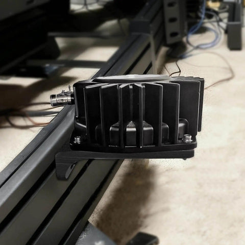 Bass Shaker Mount For BST-1 Fits 100x100 Bass Vibrator With Reinforced Design installed on frame, enhancing audio performance