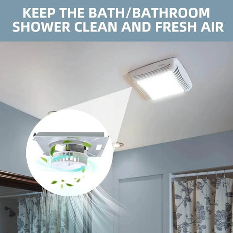 769RL B Unit for NuTone S0504B000 Motor Assembly installed in bathroom ceiling