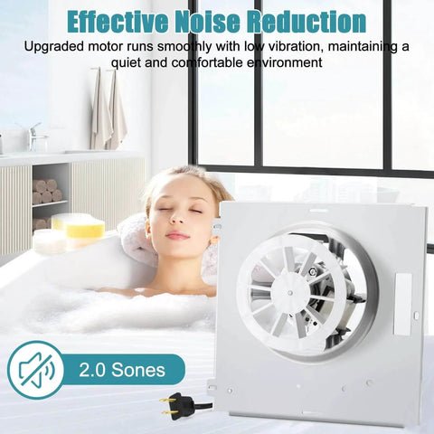 763RL B Unit, 763RLN B Unit, S0503B000 Bathroom Fan Motor Assembly for Broan Nutone 763RLN, shown in spa-like bathroom setting