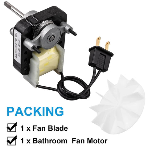 Universal Bathroom Vent Exhaust Fan Motor Replacement Motors Kit, Fit for Nu-Tone Br-oan Exhaust Vent Fan Motor 120V 50CFM
