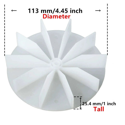 Bathroom Vent Exhaust Fan Motor Replacement Electric Motors Kit Compatible with Nutone Broan Uppco 50CFM 120V fan blade