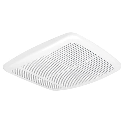 Radiance 80 CFM Exhaust Bathroom Fan With Quiet Operation And Built In Thermostat Heater, Energy Efficient Brushless DC Motor Delivers Ultra Low Noise And Long Lifespan From Delta Breez ceiling view
