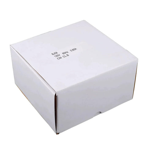 White box containing Bathroom Vent Fan Motor 120V 60Hz 0.60A 30W Compatible with 686,687,8870,M686 YJF6158