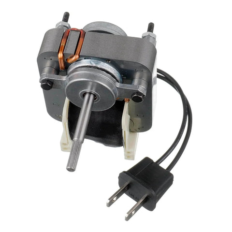Bathroom Vent Fan Motor 120V 60Hz 0.60A 30W Compatible with 686,687,8870,M686 YJF6158 front view with 2-prong plug