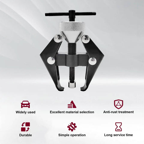 Heavy Duty Battery Terminal And Wiper Arm Puller Kit For Auto Windshield Wiper Arm Removal And Terminal Bolt Extraction Damage Free Arm Puller Tool For Stuck Terminals Quick DIY Car Repair Accessory front view