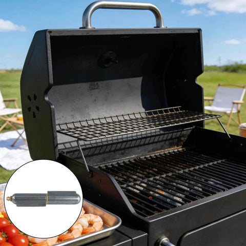 12 Pcs 4 Inch BBQ Smoker Bullet Weld On Bullet Hinges Heavy Duty Weldable Barrel Hinges Detachable Carbon Steel for outdoor grills