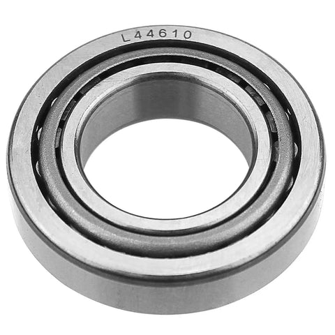 Close-up of L44610 outer bearing from Trailer Hub Bearing Kit For L44643 L44610 With 12192TB Seals Dust Covers And Cotter Pins Two Pack