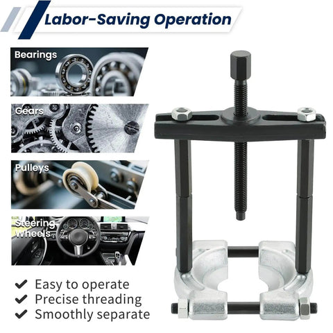 Beefed Up Bearing Separator And Puller Set With Two Inch And Three Inch Splitters Fourteen Piece Kit To Remove Bearings Gears Pulleys