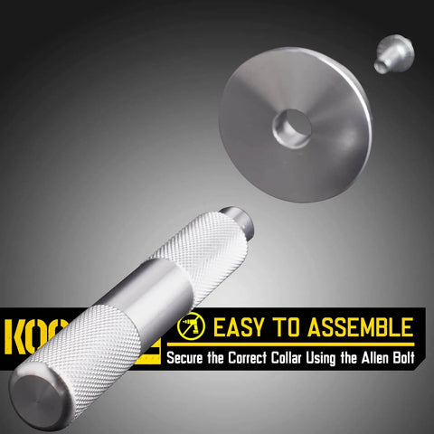 Pro Grade Universal Bearing Race And Seal Bushing Driver Set aluminum tool with disc and collar for wheel bearings removal
