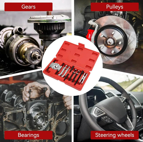 Bearing Separator And Puller Set 9 Piece Portable Heavy Duty Bearing Splitter Tool Kit With Red Case next to automotive parts