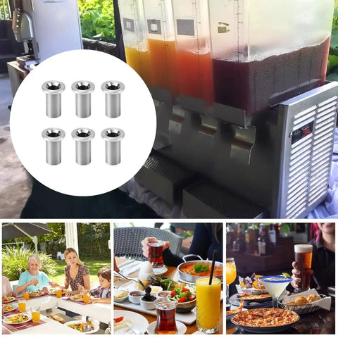 Bearing Sleeve 3220 Compatible With Beverage Dispenser Parts For D15 D25 D35 And E Series Pack Of Six in cafe setting