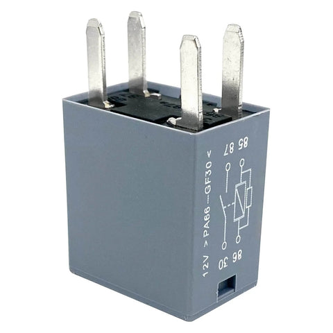 Beefy 40A 12V DC Auto Relay Pack 4 Pin SPST High Current Relay for Fuel Pump Ignition and Power Circuits OE Direct Fit Replacement