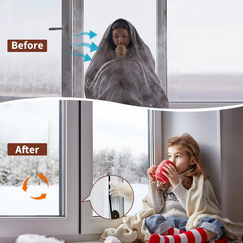 Yotache foam weather-stripping tape, adhesive-backed, 1/2 in wide x 1/16 in thick, 33 ft for door/window sealing