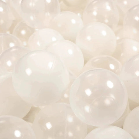 100 Ball Pit Balls Phthalate Free BPA Free Crush Proof Plastic - Beige Colors stacked view