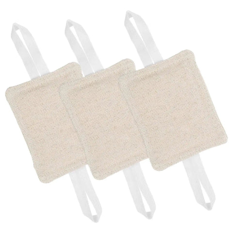 Beige cotton door damper and slam silencer set reduces noise, prevents slams, protects walls and fingers for quiet environments.